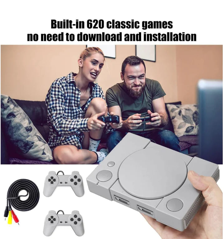 Nintendo NES 8-Bit Game Console with Controller