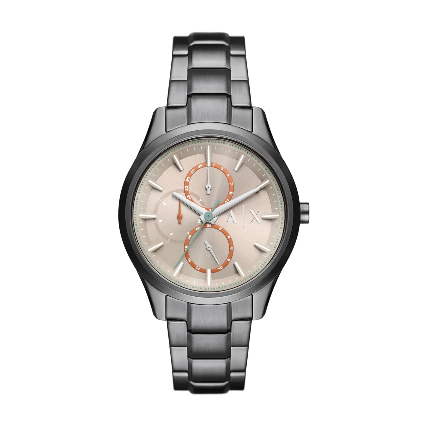 A|X ARMANI EXCHANGE Mens Multifunction Gunmetal Stainless Steel Watch (Model: AX1880)